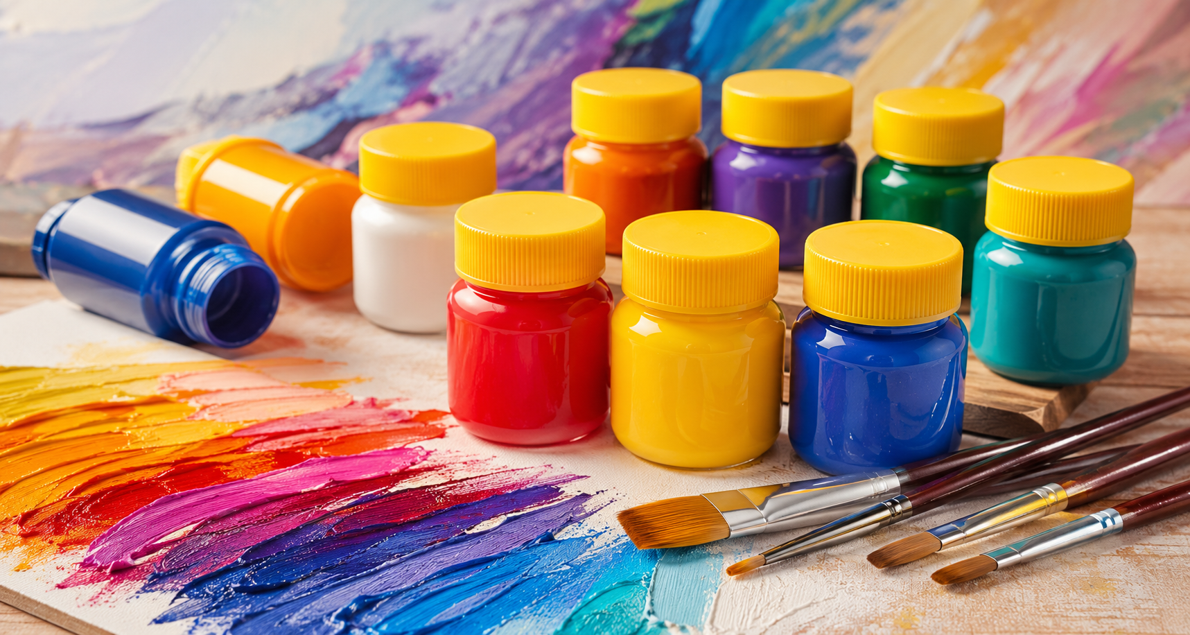 Tintas Acrilex para tecido e artesanato - pintura em pano de prato na Loja DuCelso Alfenas